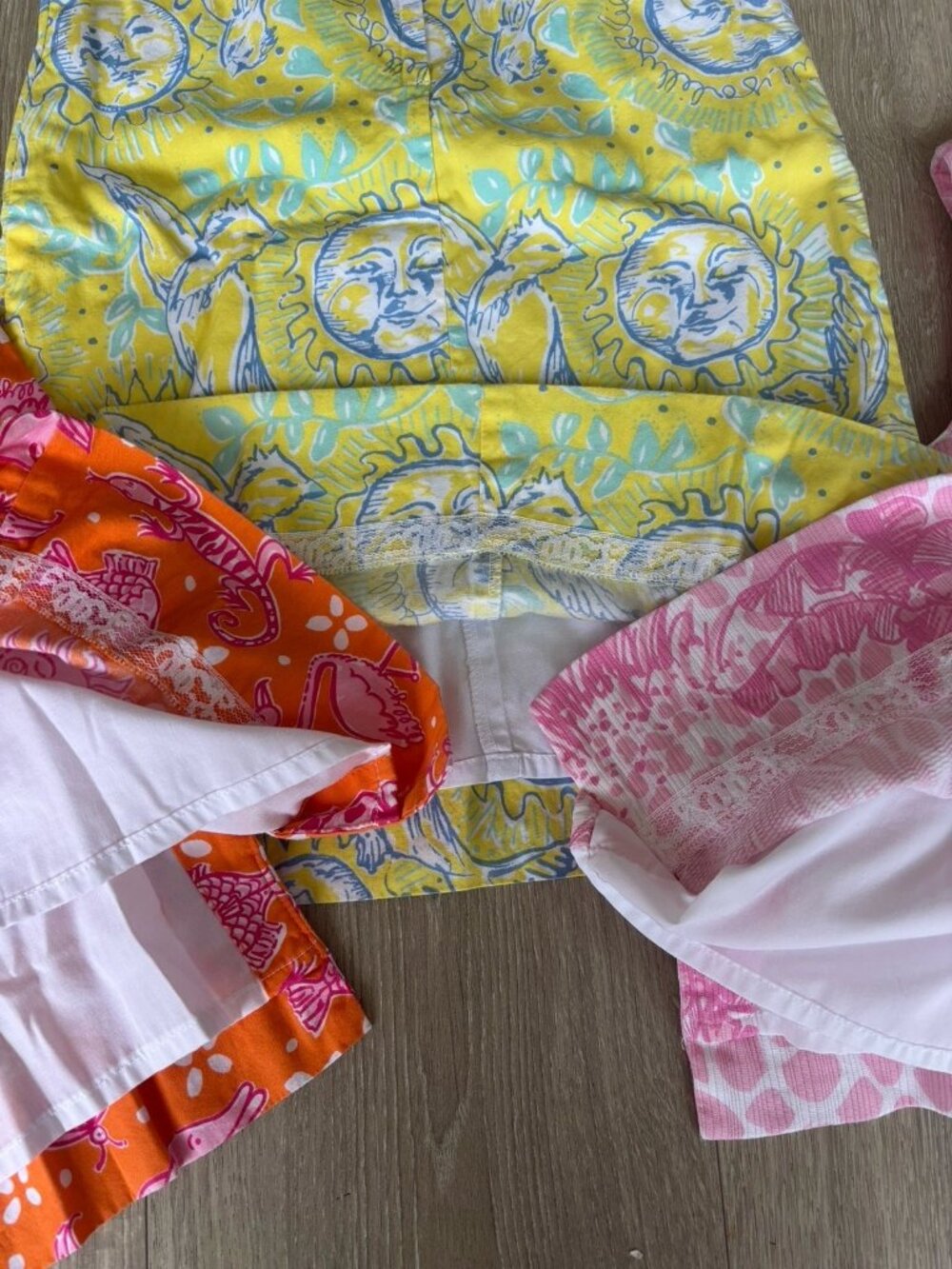 Lilly Pulitzer Dress Lot Toddler Girls Shift Dress Size 4 5 Shorts Dresses - Picture 10 of 15